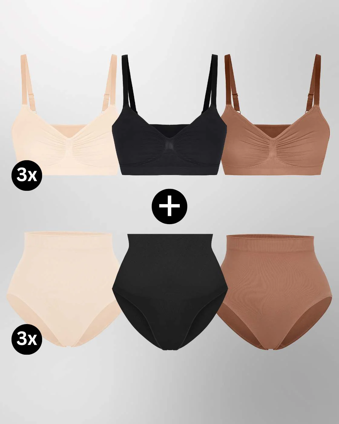 InvisiBra "Soft" 1.0 & InvisiBrief "Soft" - BH und Panty - 6er Set - Image 17