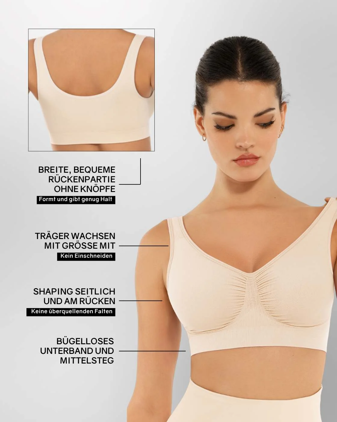 InvisiBra "Soft" 2.0 - Bügelloser BH mit breiten Komfort-Trägern - Image 21