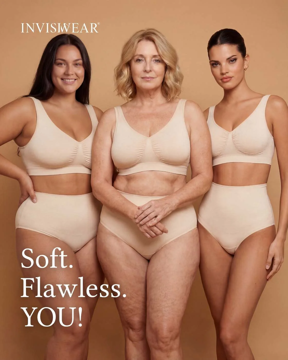 InvisiBra "Soft" 2.0 - Bügelloser BH mit breiten Komfort-Trägern - 3er Set - Image 17