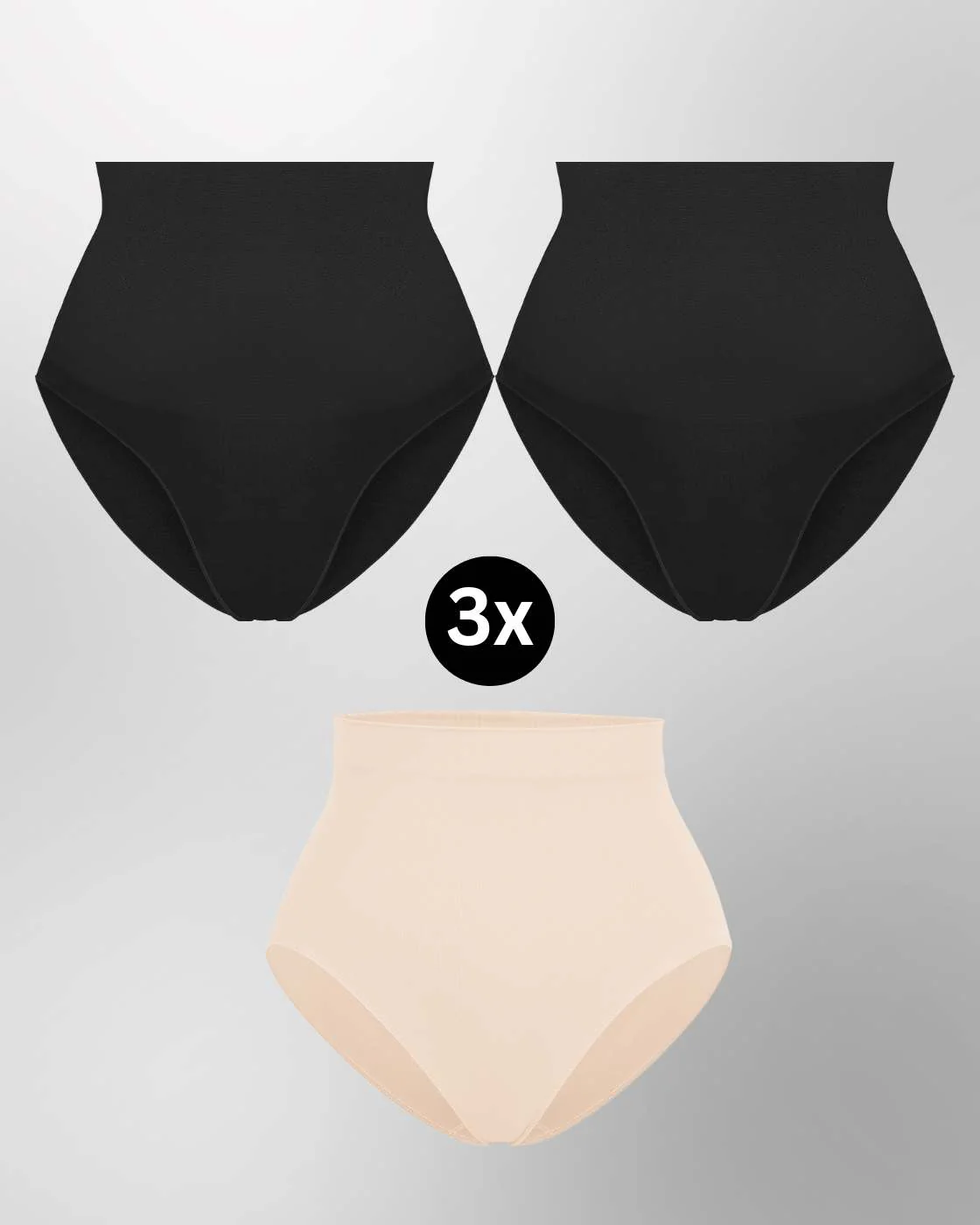 InvisiBrief "Soft" - Highwaist Panty - 3er Set - Image 17