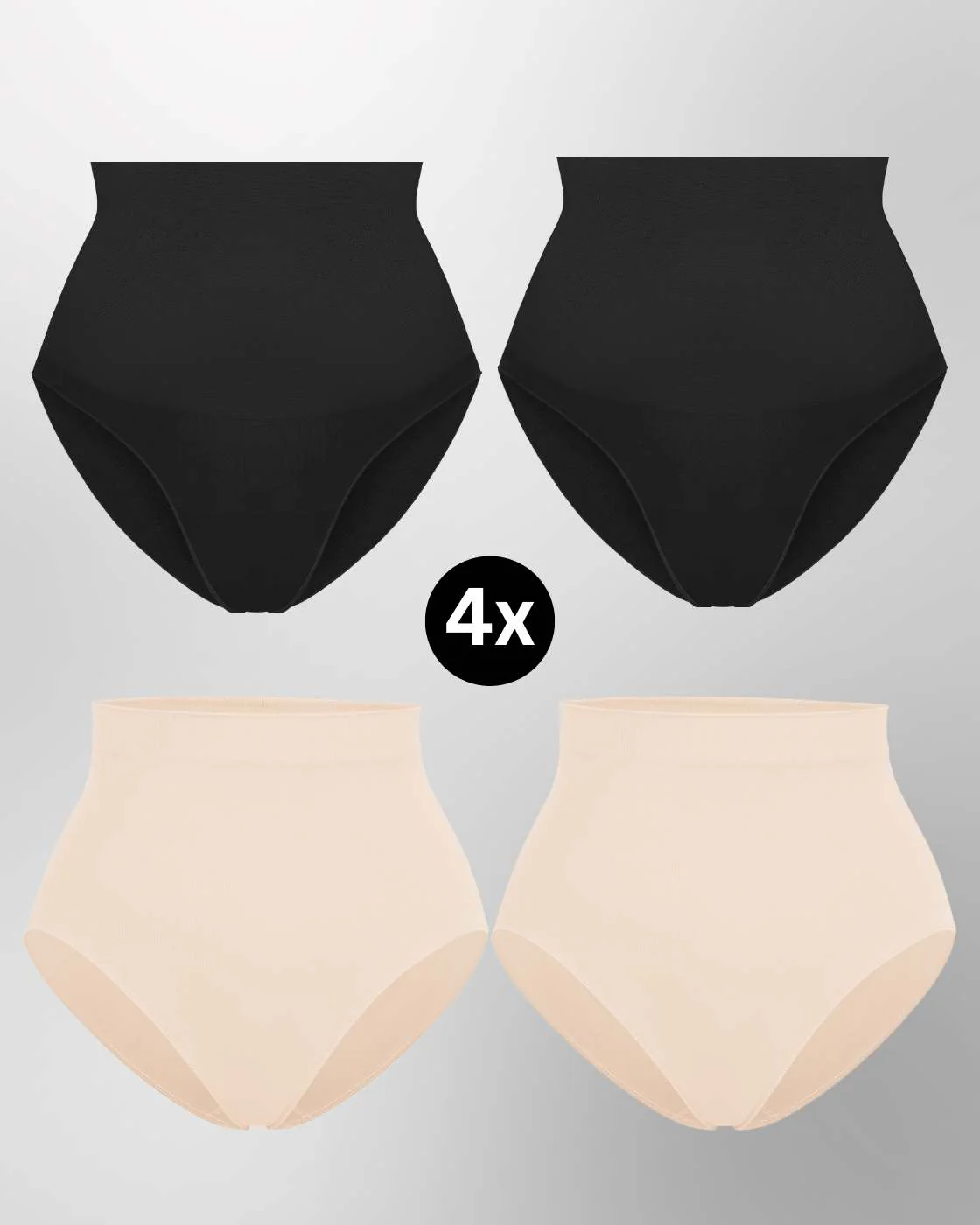 InvisiBrief "Soft" - Highwaist Panty - 4er Set - Image 18