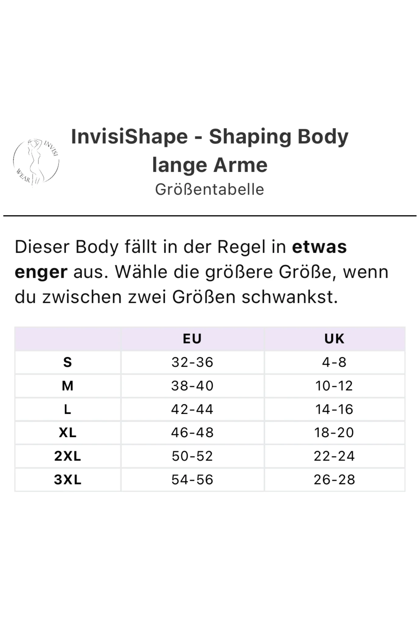 InvisiShape - Shaping Body lange Arme - Image 53