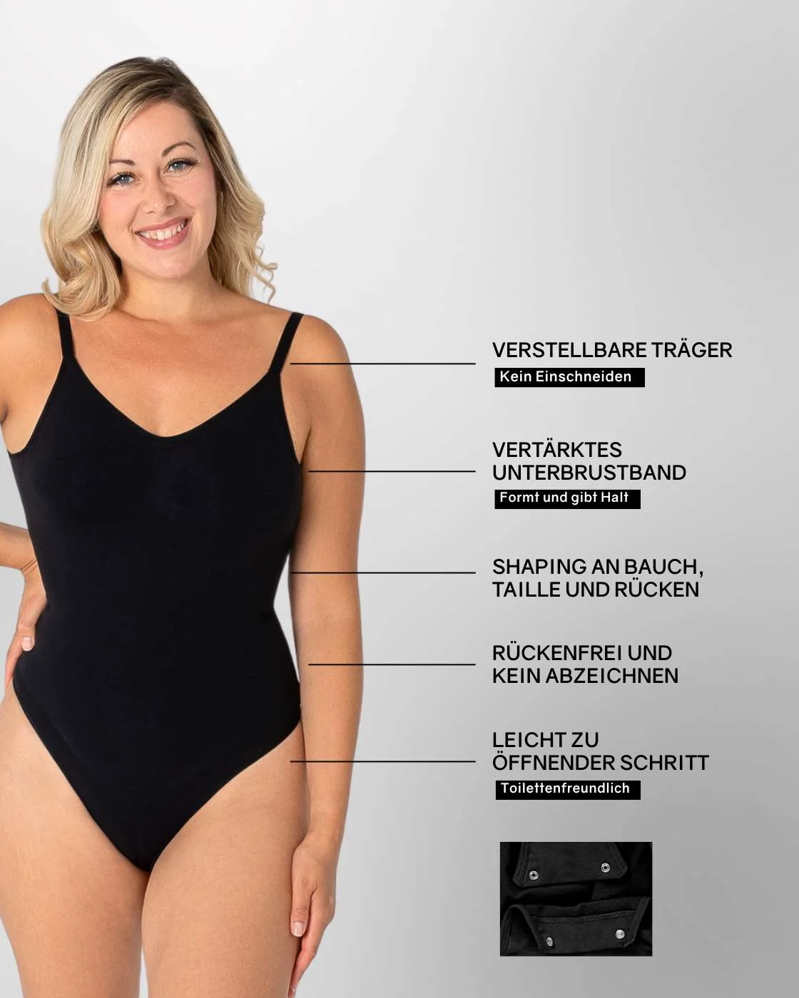 PREMIUM InvisiShape - Shaping Body Tanga rückenfrei - Image 32
