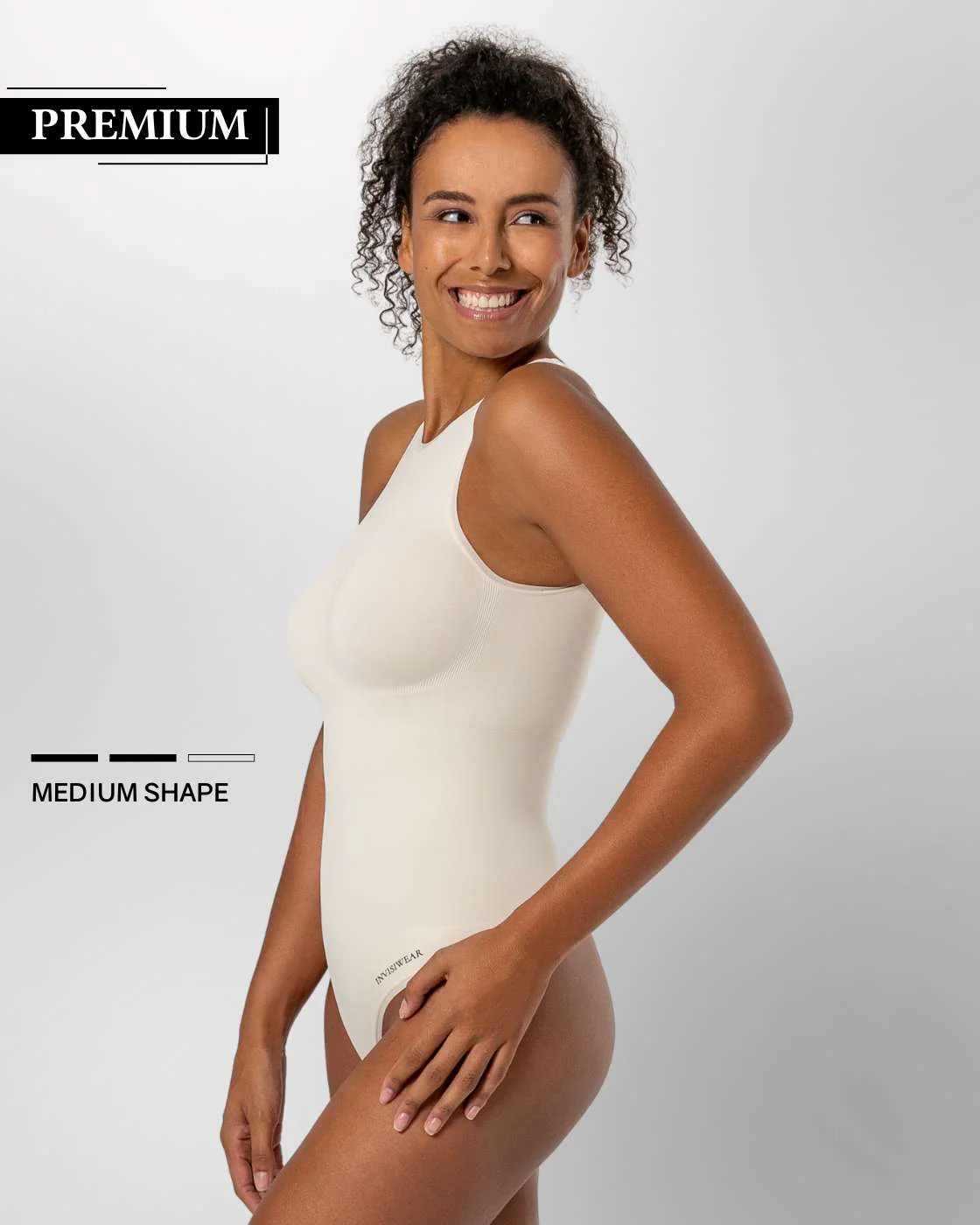 PREMIUM InvisiShape | Eco 🌱 Shaping Body Hochgeschlossen - Image 3