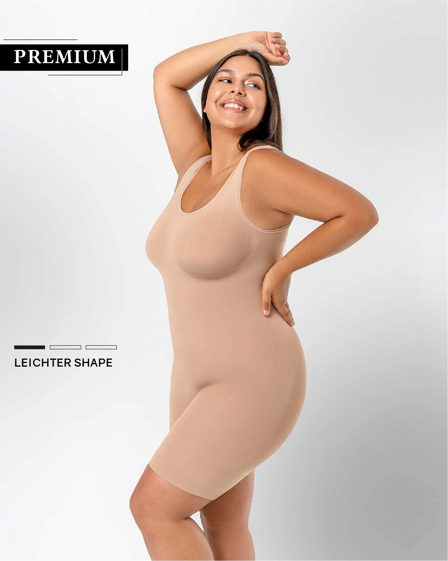 PREMIUM InvisiShape | Eco 🌱 Shaping Body mit Shorts hoher Rücken - Image 3