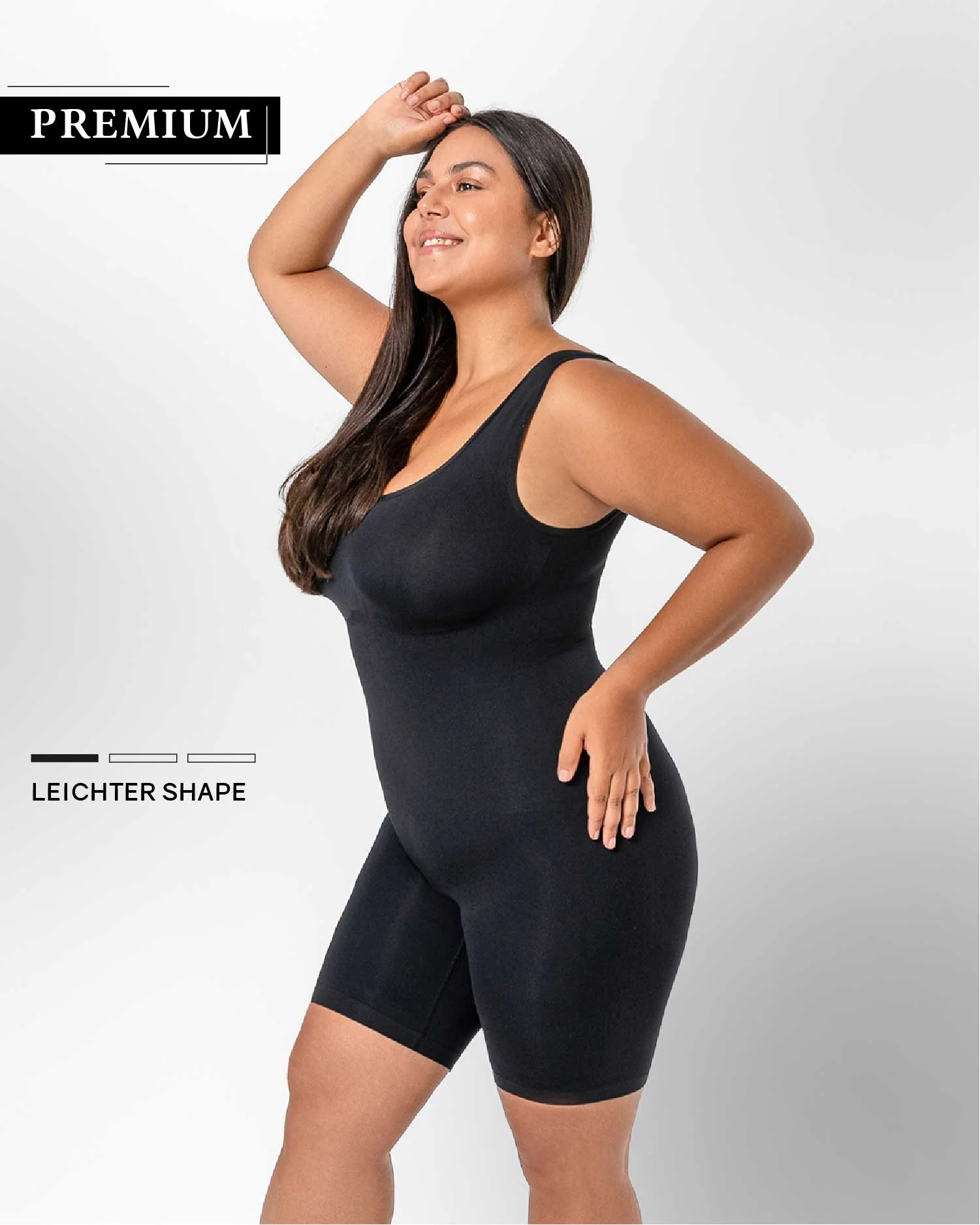PREMIUM InvisiShape | Eco 🌱 Shaping Body mit Shorts hoher Rücken - Image 31