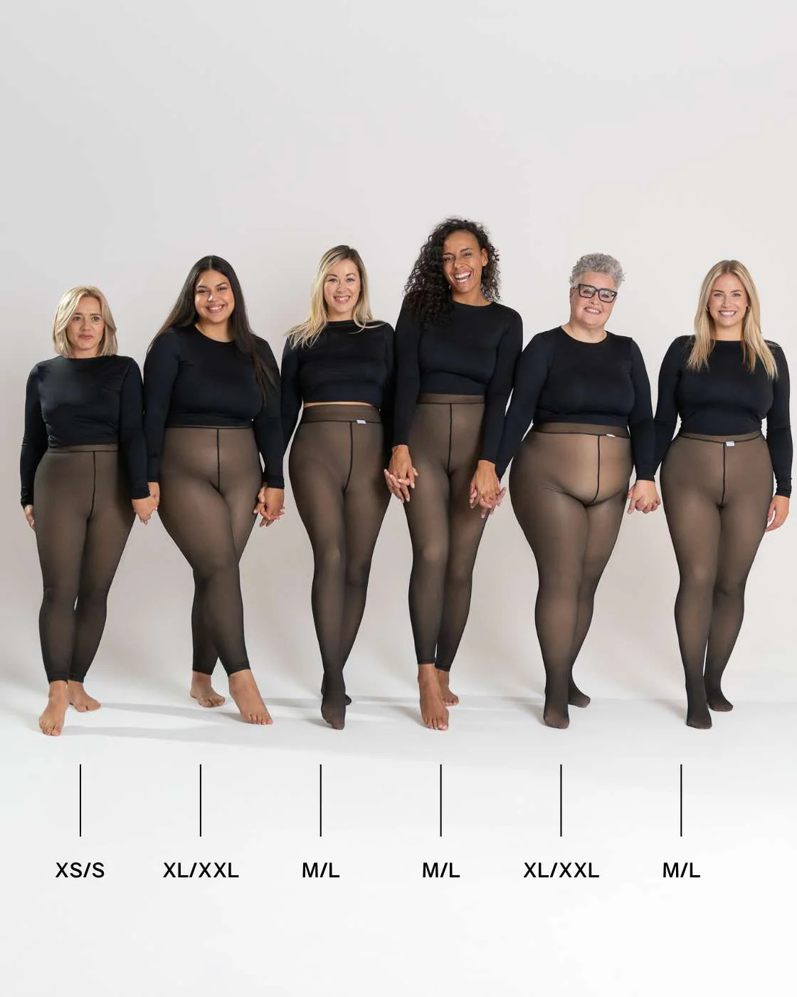 InvisiTights™ | gefütterte Strumpfhose mit einer Naht - Image 7