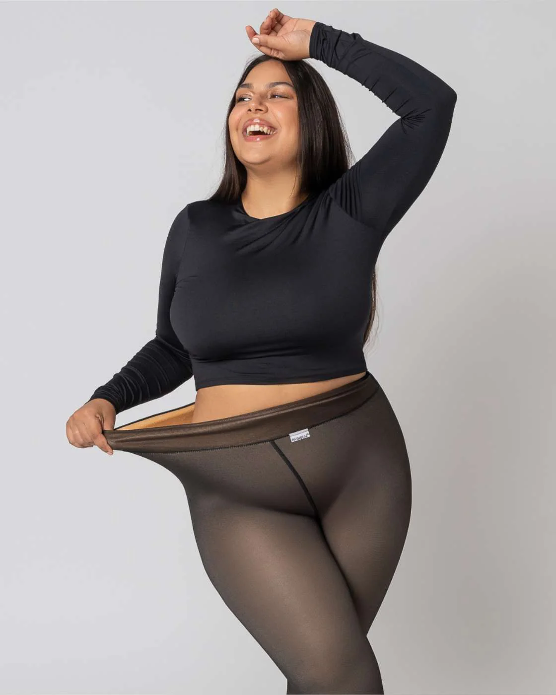 InvisiTights™ | gefütterte Strumpfhose mit einer Naht - Image 6