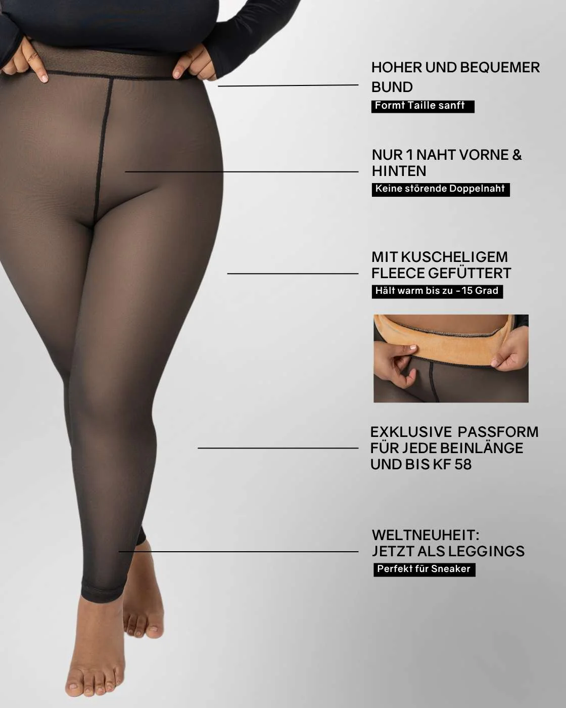 InvisiTights™ | gefütterte Leggings - Image 6