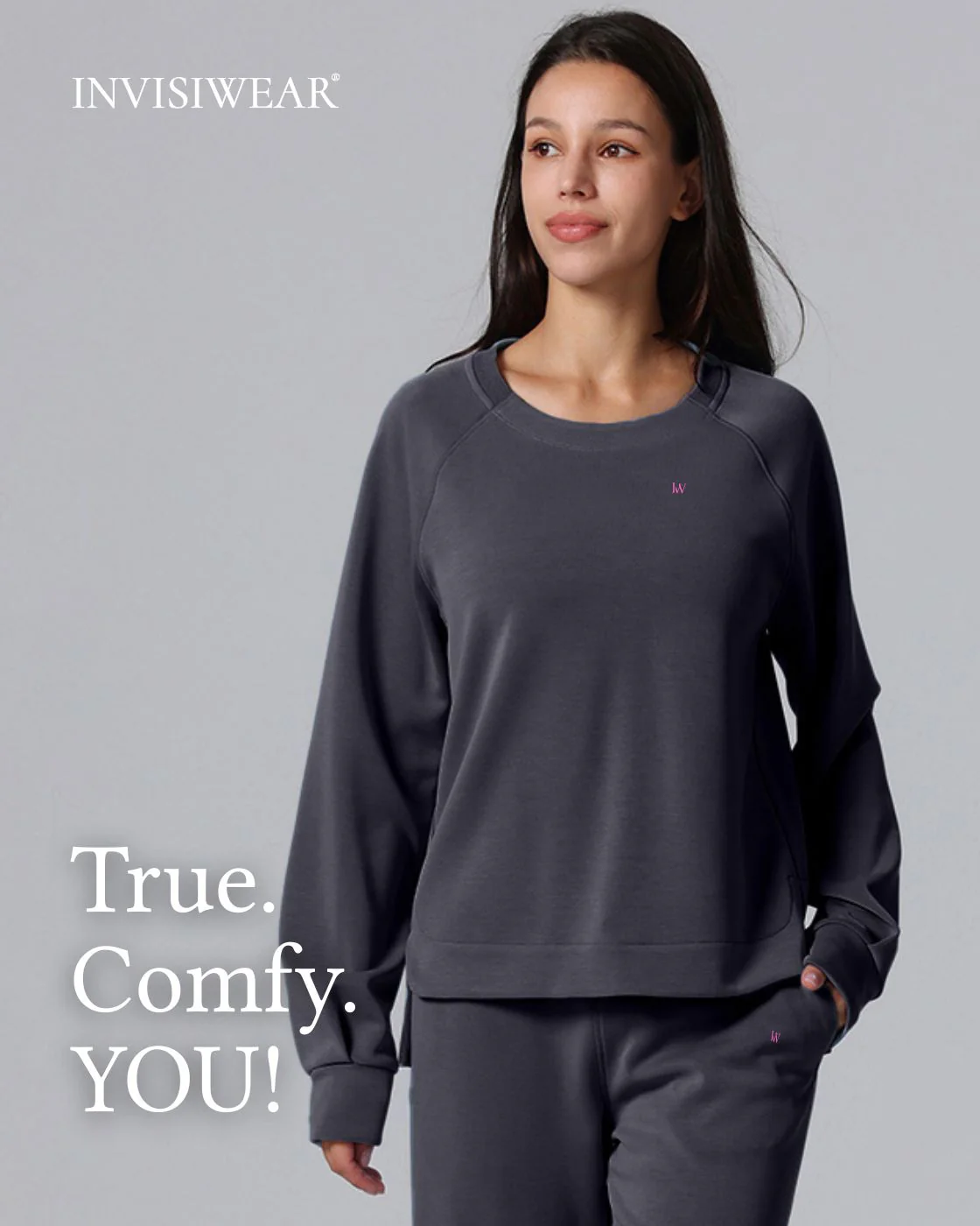 Loungewear - Langarmshirt mit High-Low-Schnitt - Image 14