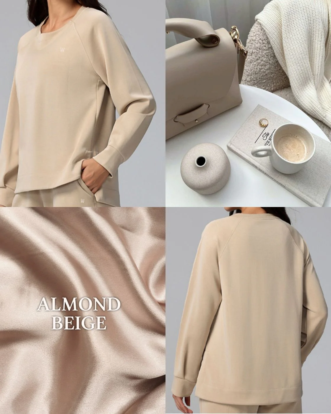 Loungewear - Langarmshirt mit High-Low-Schnitt - Image 31
