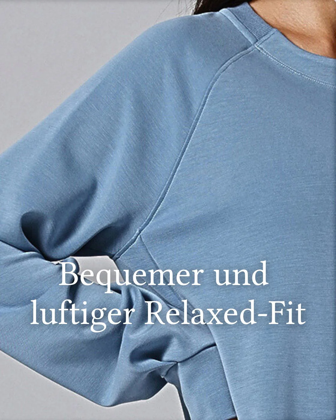 Loungewear - Langarmshirt mit High-Low-Schnitt - Image 5