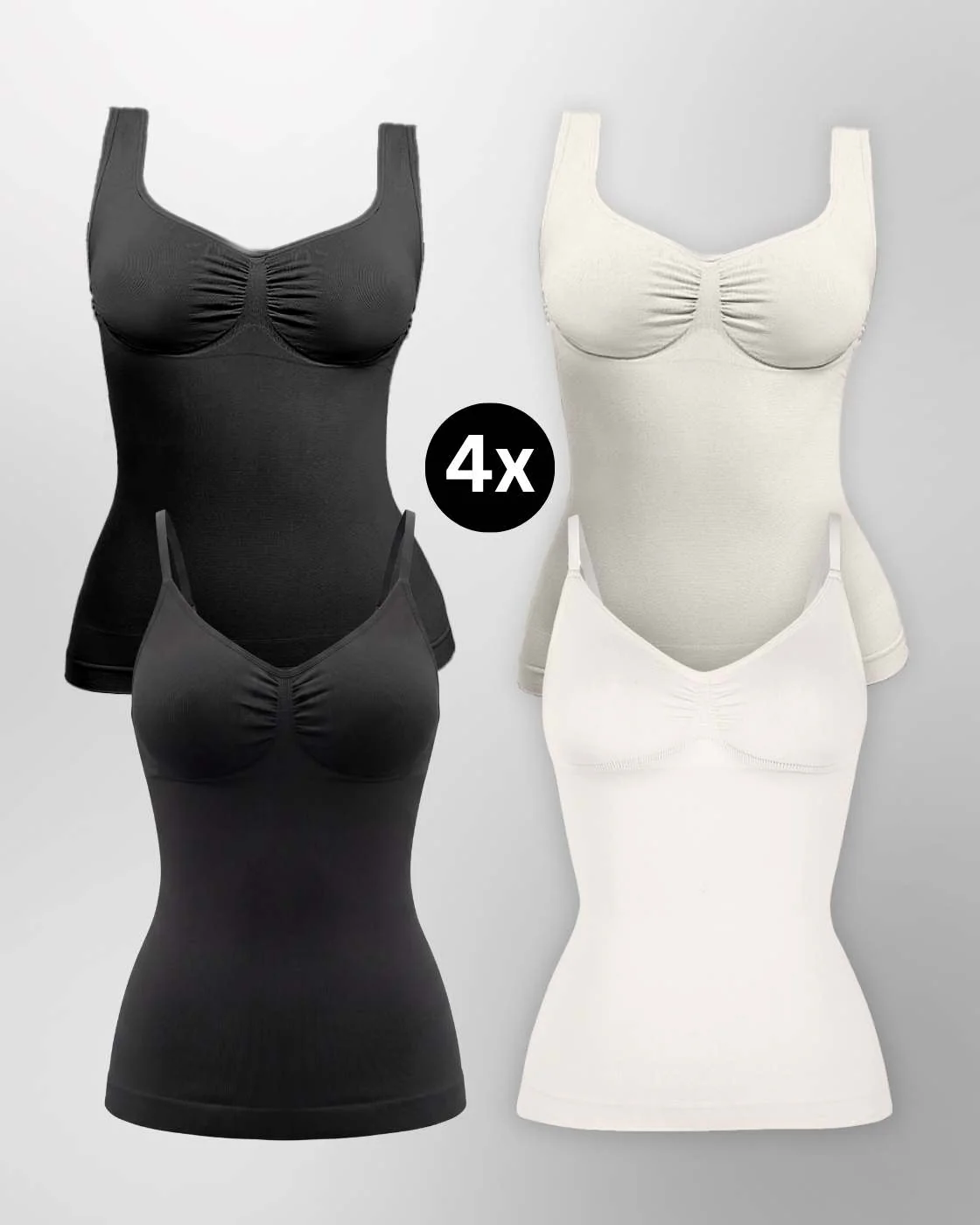 PREMIUM InvisiShape - Bestseller Shaping Tops - 4er Set - Image 20