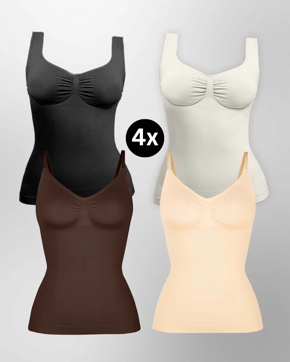 PREMIUM InvisiShape - Bestseller Shaping Tops - 4er Set - Image 24