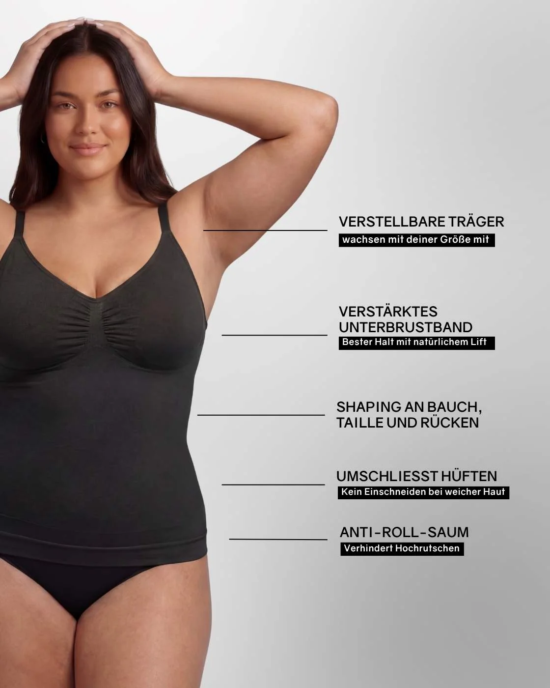 PREMIUM InvisiShape - Top mit verstellbaren Trägern - 4er Set - Image 9