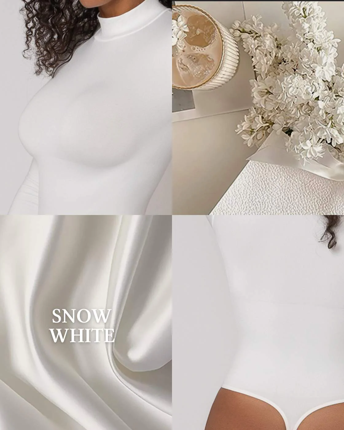 PREMIUM InvisiShape | Eco 🌱 Shaping Body mit langen Armen & Rollkragen - Image 38