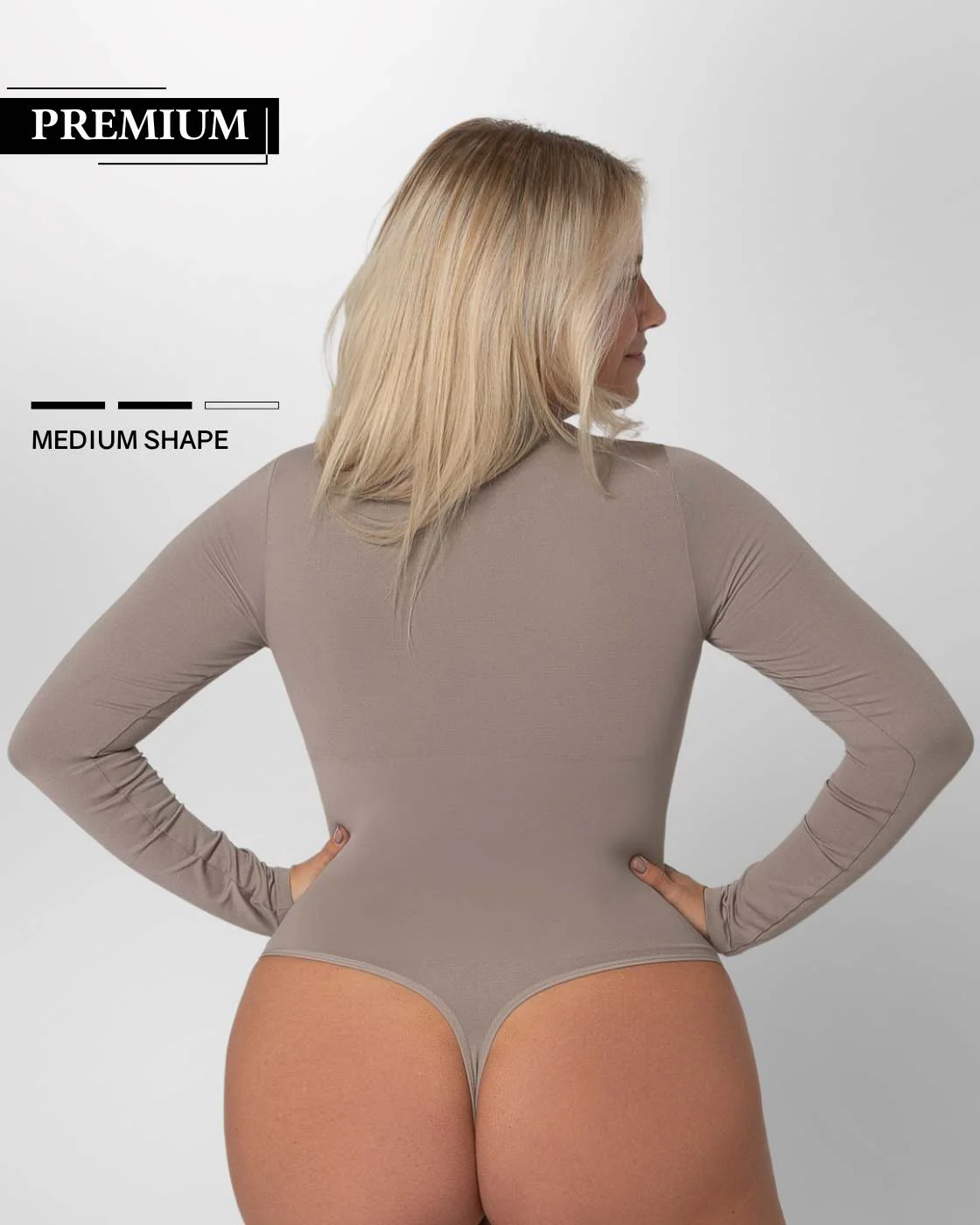 PREMIUM InvisiShape | Eco 🌱 Shaping Body mit langen Armen & Rollkragen - Image 4