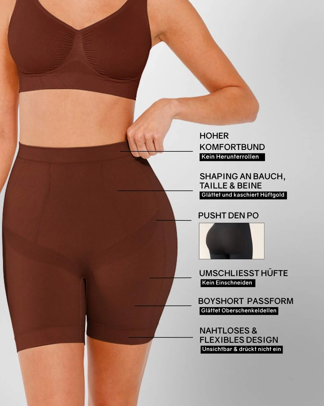 PREMIUM InvisiShape - Shaping Shorts "Soft" - Image 34
