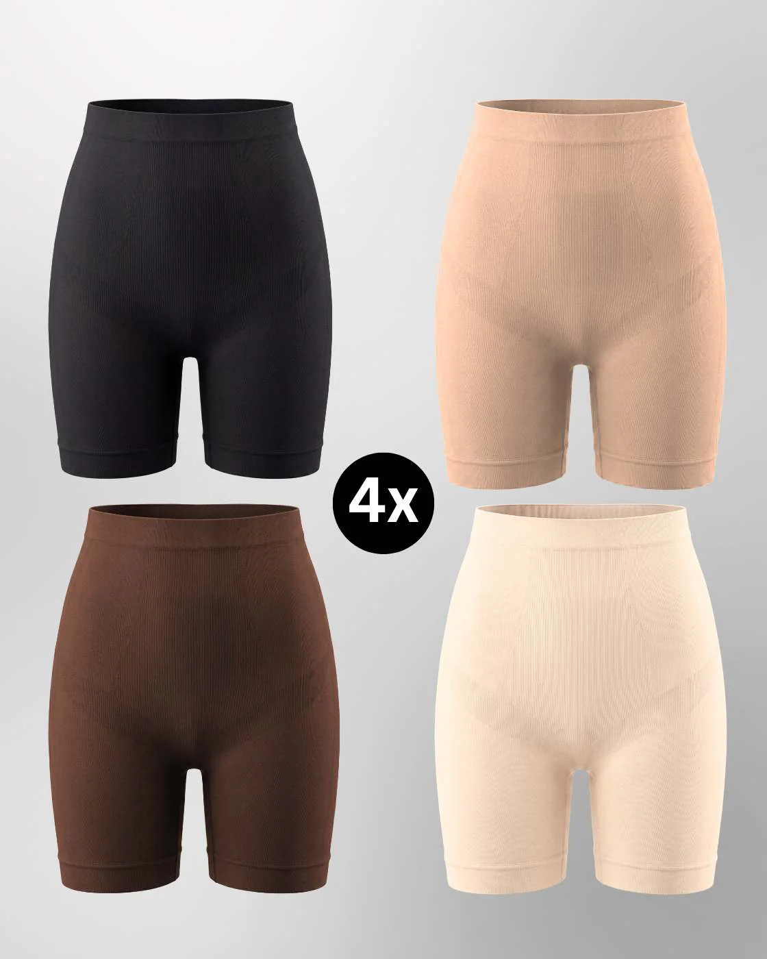 PREMIUM InvisiShape - Shaping Shorts "Soft" - 4er Set - Image 17