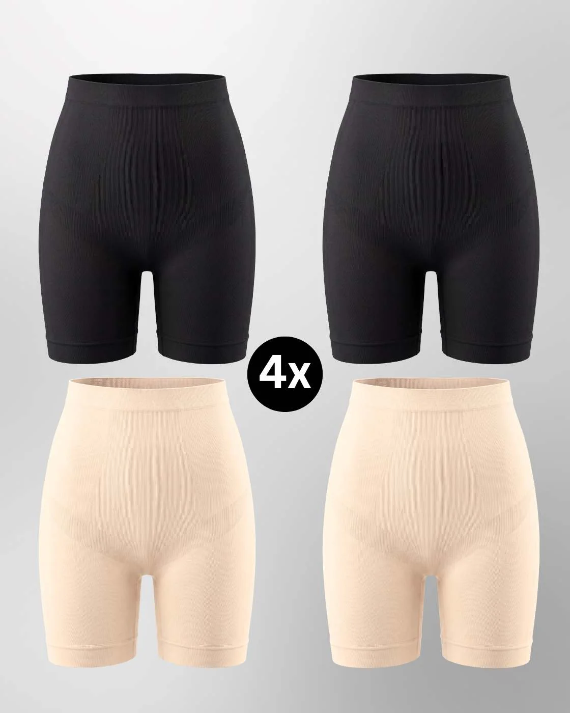 PREMIUM InvisiShape - Shaping Shorts "Soft" - 4er Set - Image 18