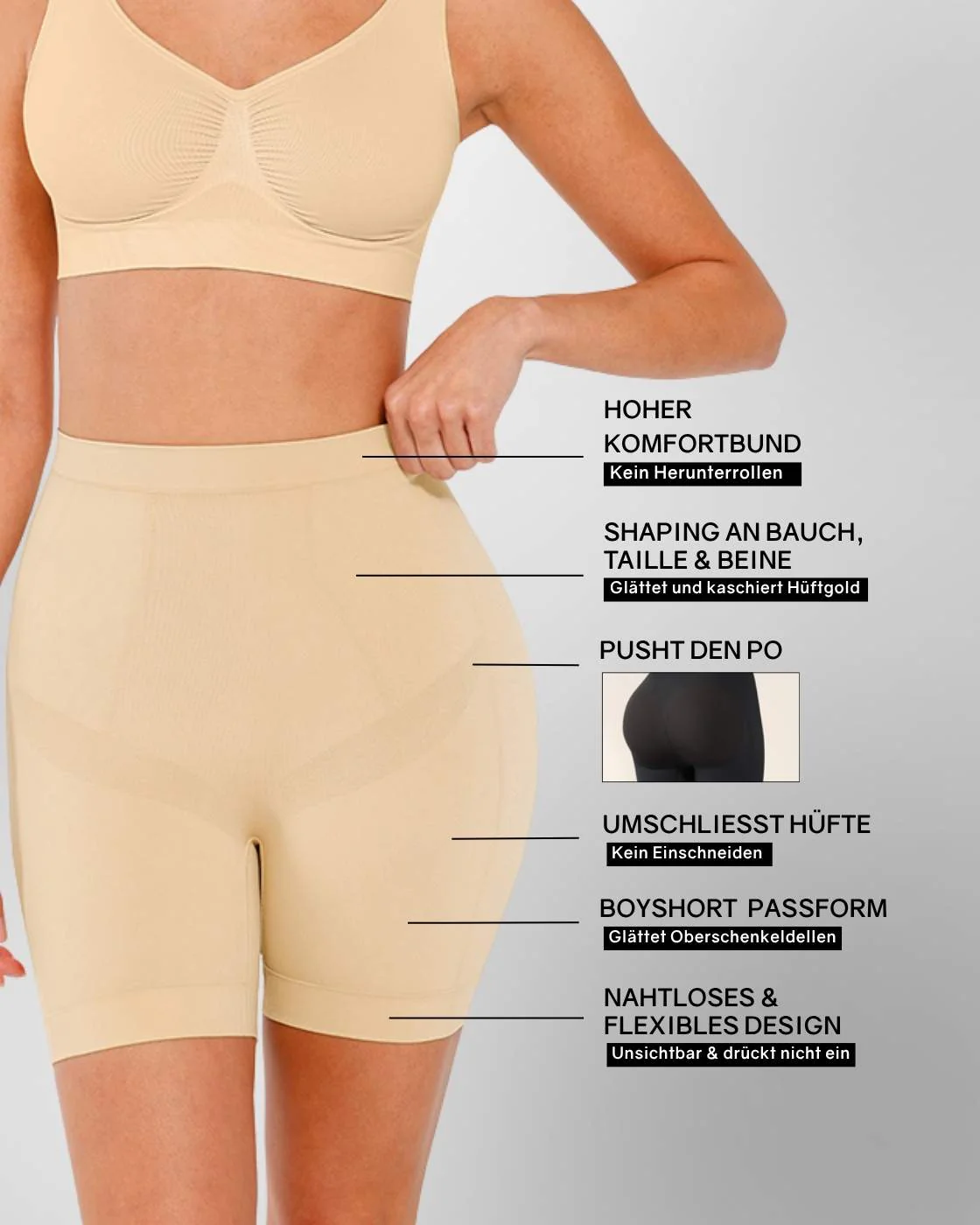 PREMIUM InvisiShape - Shaping Shorts "Soft" - Image 60