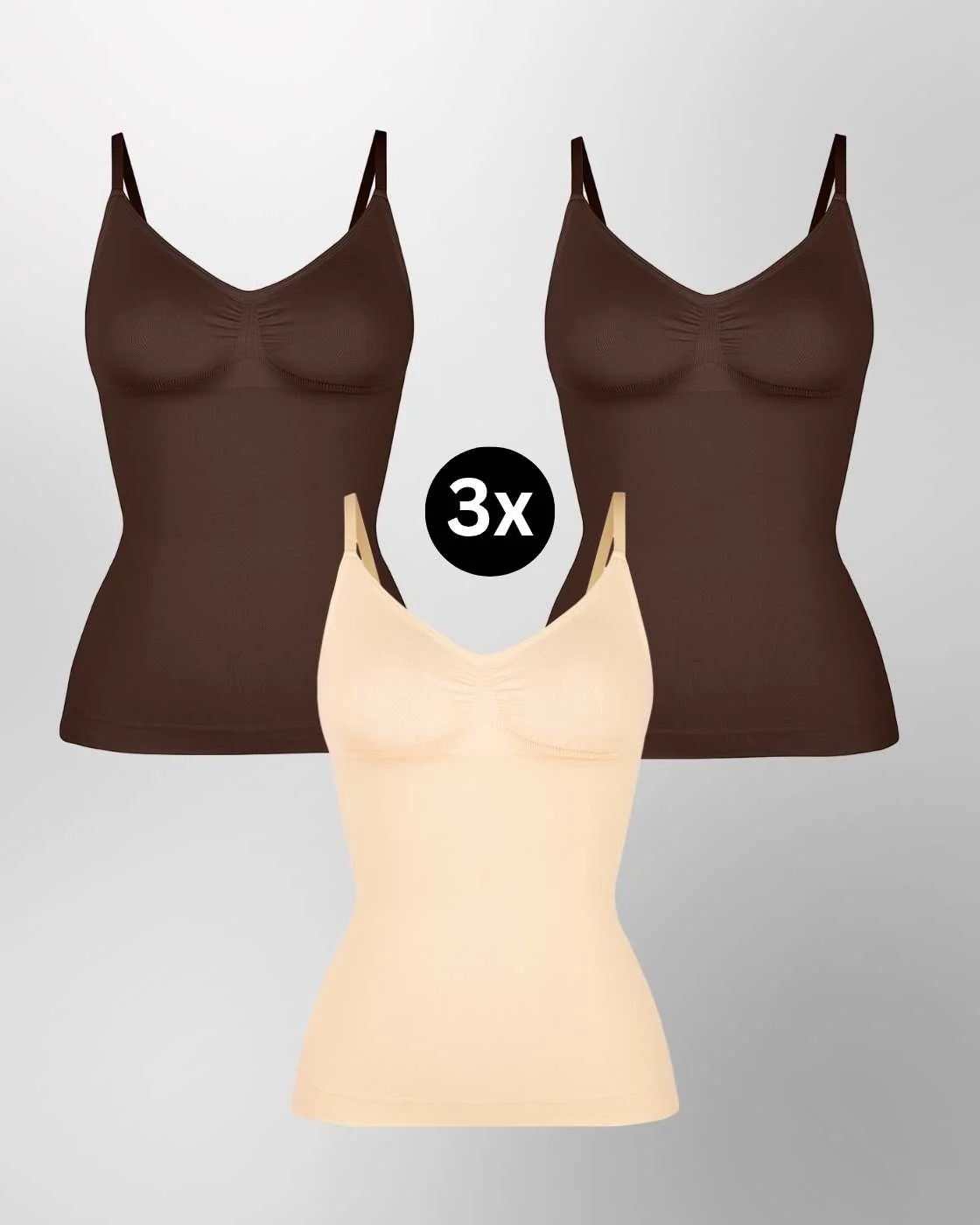 PREMIUM InvisiShape - Top mit verstellbaren Trägern - 3er Set - Image 20