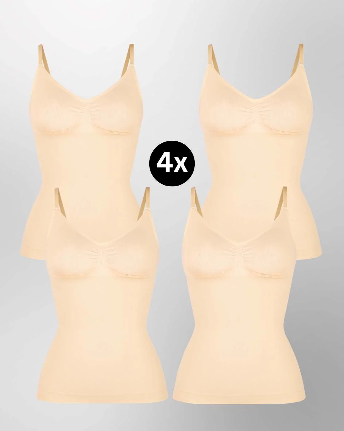PREMIUM InvisiShape - Top mit verstellbaren Trägern - 4er Set - Image 20