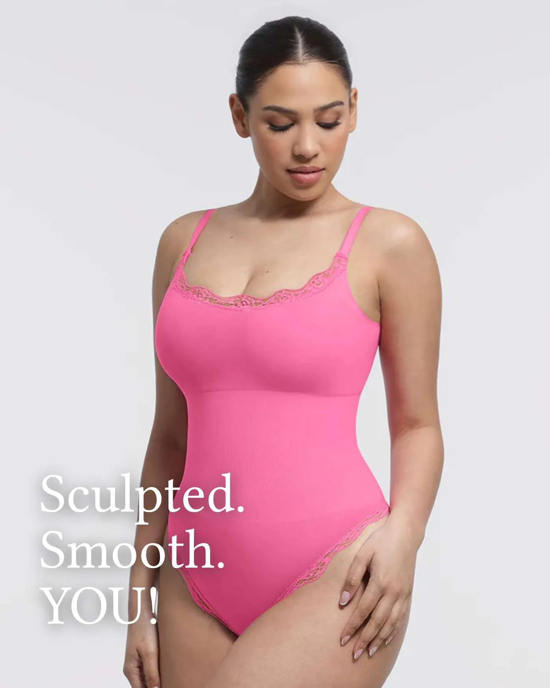 PREMIUM Shaping Body mit Tanga und Spitzendetails - Image 49