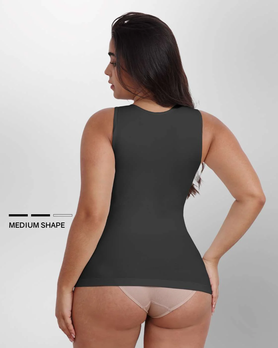 Shaping Top mit breiten Trägern hochgeschlossen - Image 30